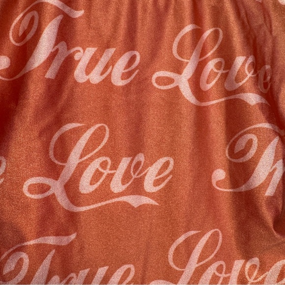 Forever 21 | True Love Script Print One-Piece Swimsuit - Picture 3 of 5
